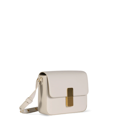 Mini Monceau - Cuir Box Blanc Cassé
