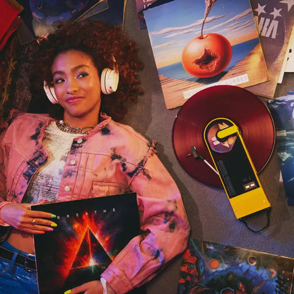 Audio-Technica AT-SB727-YL Portable Turntable  Sound Burger Series