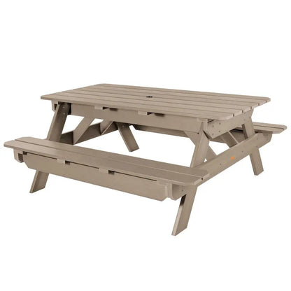 HIGHWOOD Eco-Conscious Picnic Table  Recycled Plastic Construction