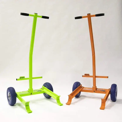 Ballard Super Jack Pro Mower Lift  High-Visibility Orange, Heavy-Duty Stand-Up Jack for ZTRs and Walk-Behinds