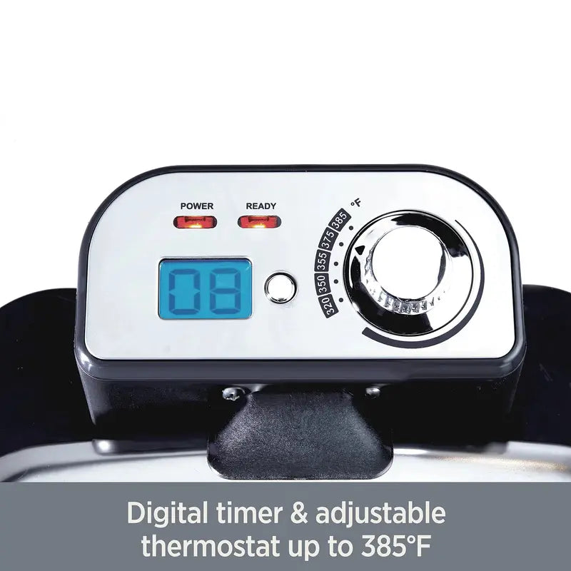 All-Clad Stainless Steel Deep Fryer  Electric Immersion Fryer with Precise Temp Control