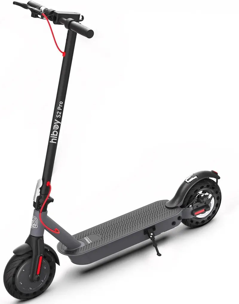 Hiboy S2 Pro Electric Scooter for Adults, 500W Motor, 10″ Solid Tires, 25 Miles Range, 19 MPH, Folding Design, Optional Seat