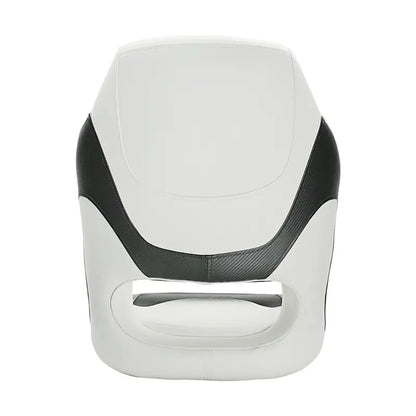 Seamander S1043 series Premier Pontoon Furniture Bucket Seat, Captain Seat, Colors White/Charcoal