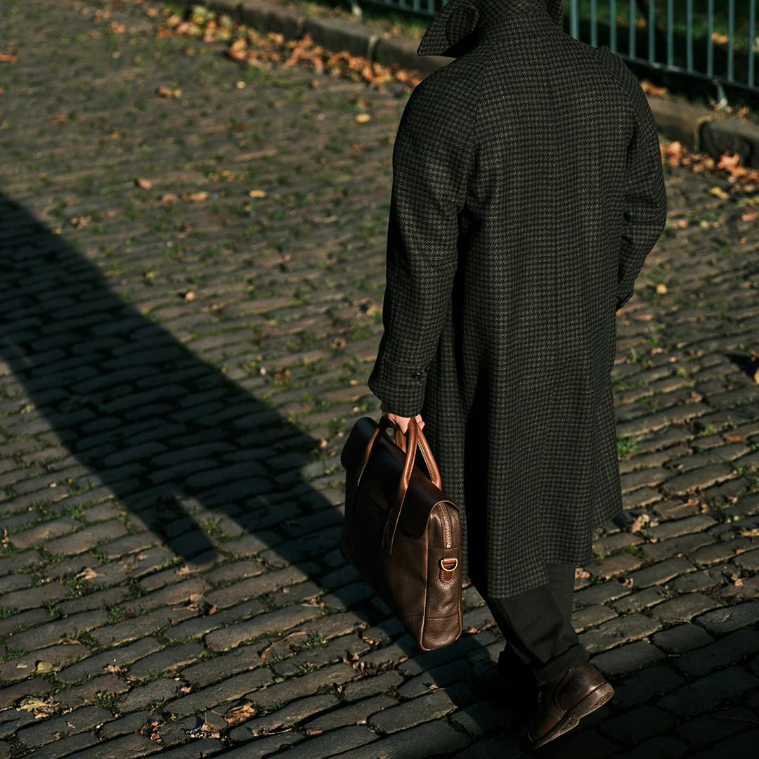Leather Brief - Brown