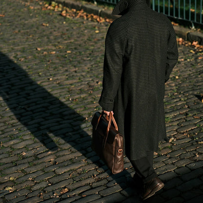 Leather Brief - Brown