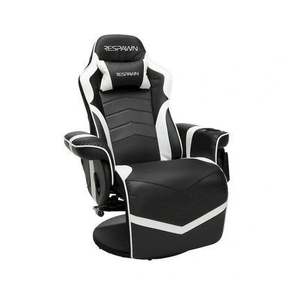 Ergonomic Gaming Recliner Chair  Adjustable Reclining Seat with Integrated Footrest