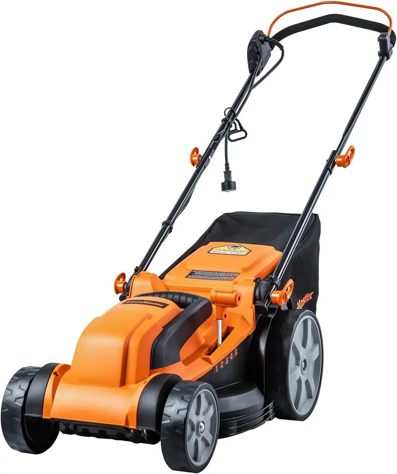 LawnMaster 16″ 12A Corded Electric Lawn Mower — Quiet & Efficient