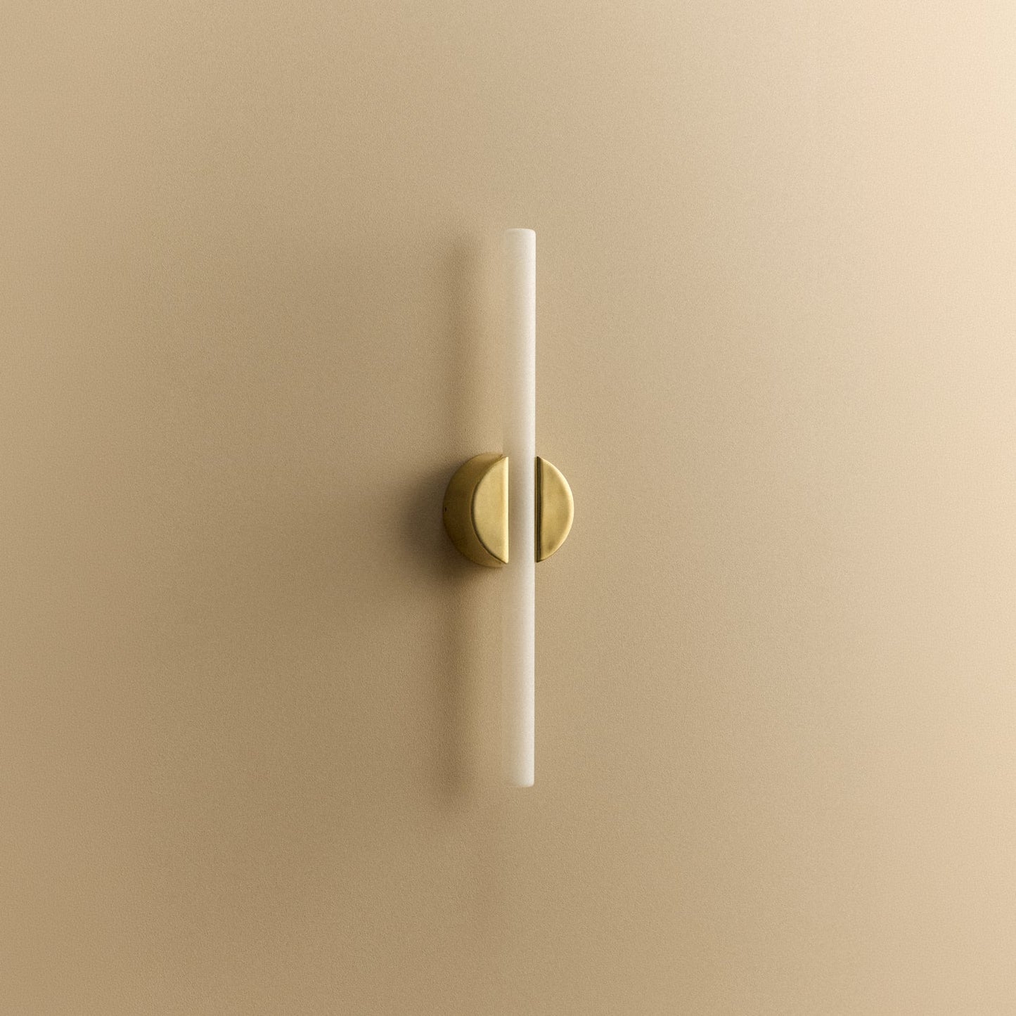 Kilter Wall Light in Solid Brass