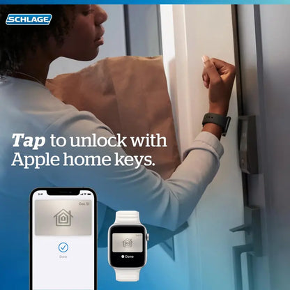 Schlage Encode Plus WiFi Smart Lock  Keyless Entry, Apple HomeKit Compatible, Voice Control, Advanced Security