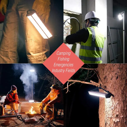 Claymore 3 Face+ LED Lantern, Rechargeable, 3 Light Modes, 4000 Lumens, 26100mAh Power Bank, Waterproof, Outdoor/Indoor Use