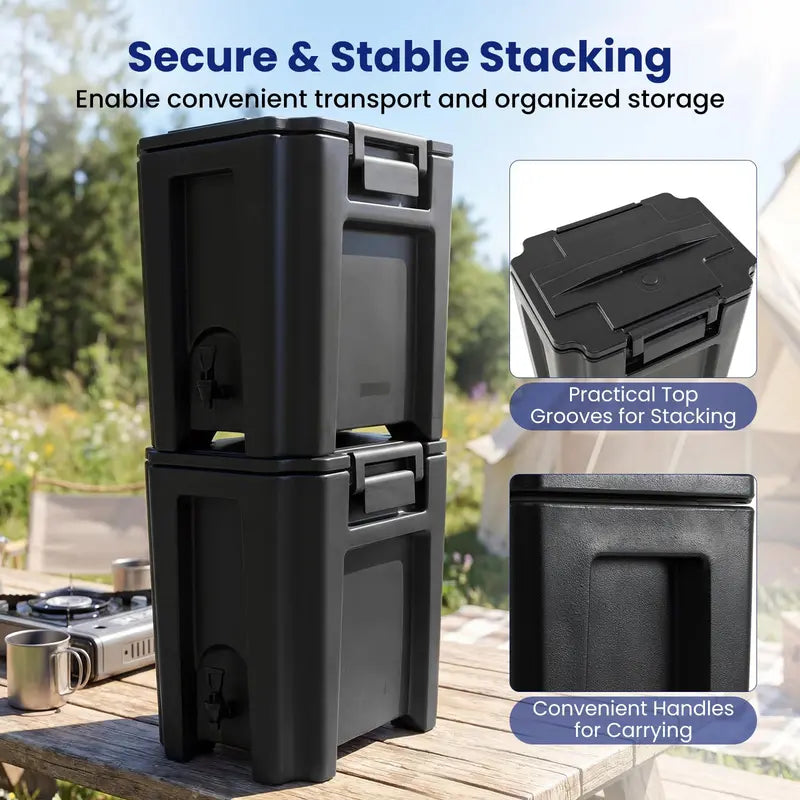 13.2-Gallon Insulated Beverage Dispenser for Parties & Events