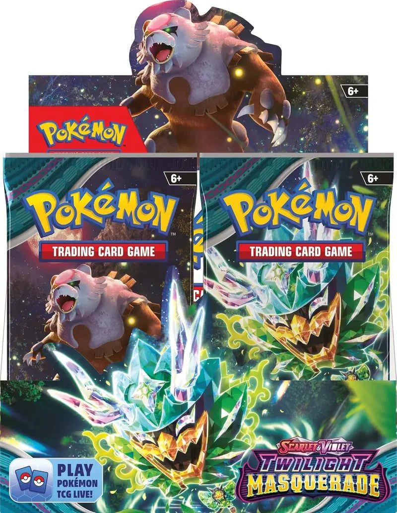 Pokémon TCG Scarlet & Violet Twilight Masquerade 36-Pack Booster Box  New Pokémon ex & ACE SPEC Cards