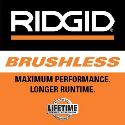 RIDGID Cordless Brad and Finish Nailer Combo Kit  18V Brushless System with Battery &amp; Charger