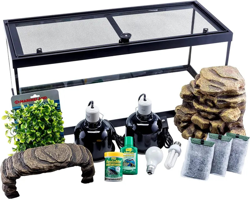 Tetra Aquatic Turtle Deluxe 20-Gallon Kit  Includes Filter, Heater, and UV Lighting
