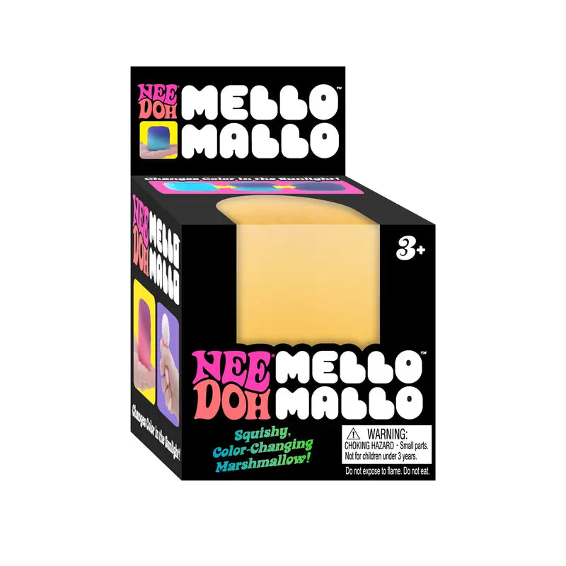 NeeDoh Mello Mallo  Marshmallow-Style Soft & Bouncy Sensory Toy