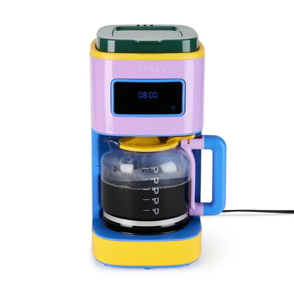 Bodum Bistro Programmable 12-Cup Coffee Maker  Vibrant Blue Multi-Function Brewer