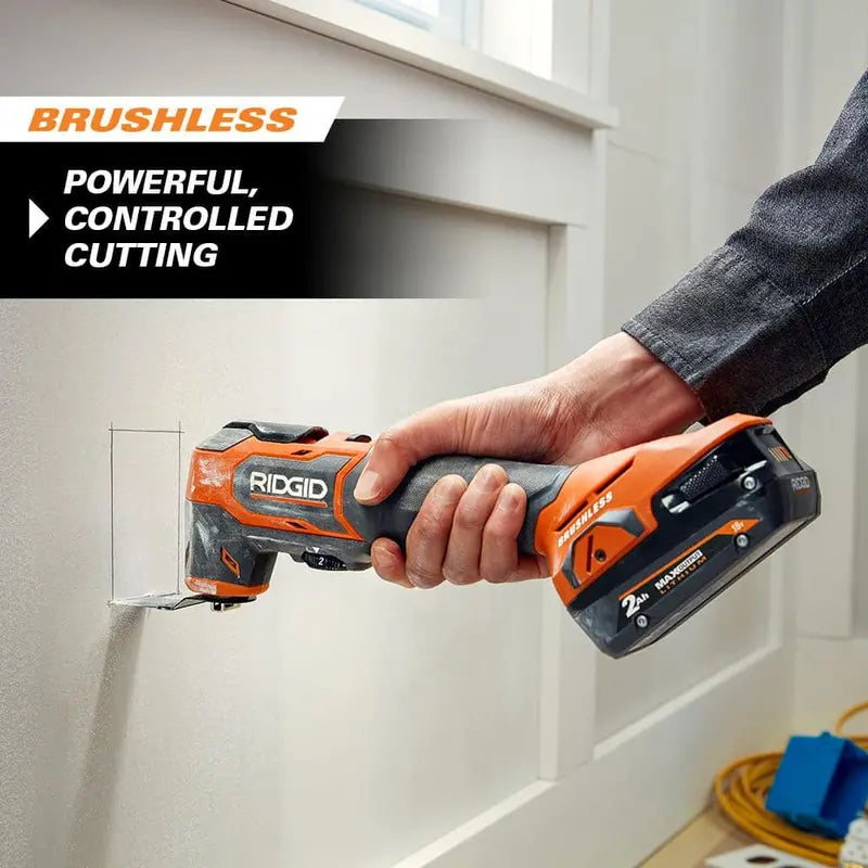 RIDGID 18V Brushless Cordless Oscillating Multi-Tool (Tool Only) R86240B