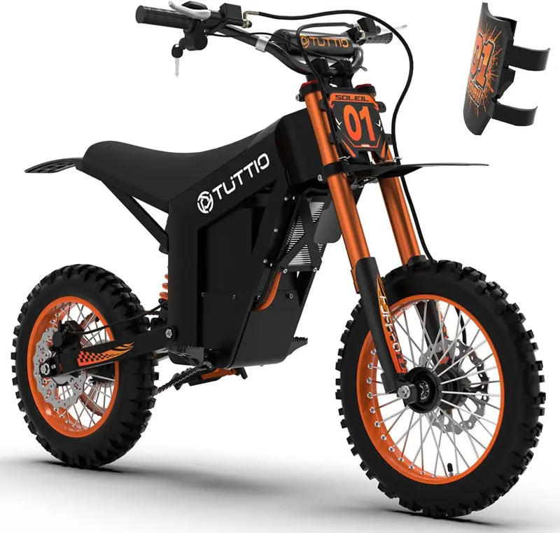 48V Electric Dirt Bike for Teens & Adults with Removable 21Ah Battery