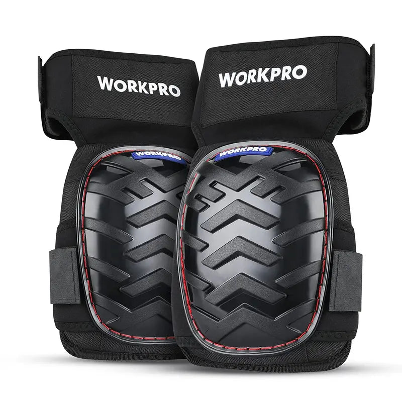 WORKPRO Gel-Filled Knee Pads with Non-Slip Straps for Professional Use