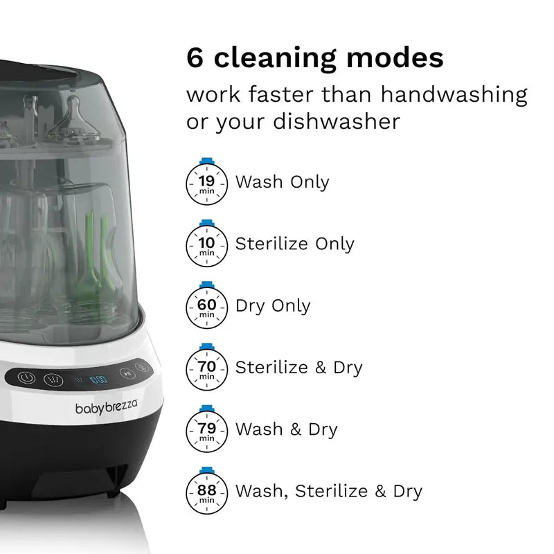 All-in-One Baby Bottle Washer, Sterilizer & Dryer  Rapid-Clean Machine for Bottles, Pump Parts & Sippy Cups