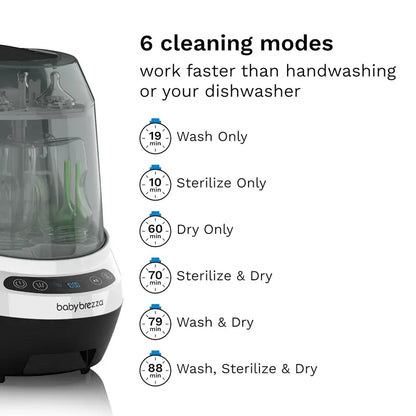 All-in-One Baby Bottle Washer, Sterilizer & Dryer  Rapid-Clean Machine for Bottles, Pump Parts & Sippy Cups