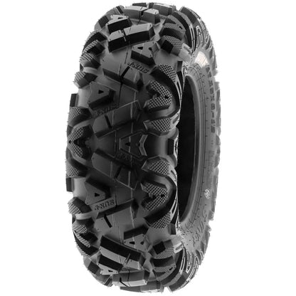 SunF All Terrain ATV UTV Tires 25×8-12 and 25×10-12 6 PR A033 (Complete Full Set of 4)