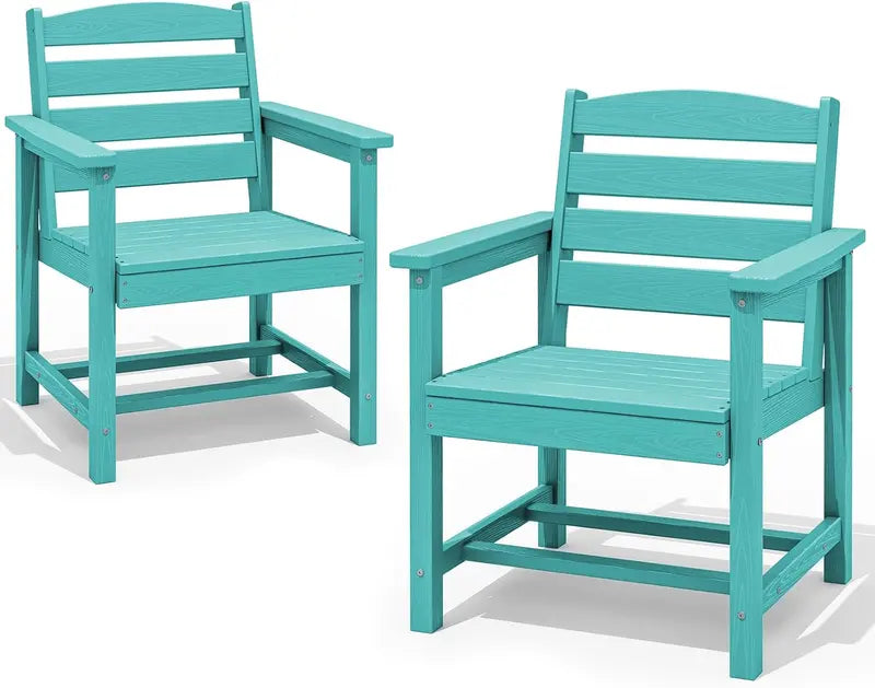 SERWALL HDPE 7-Piece Outdoor Dining Set ¡ª All-Weather Aluminum Frame Dining Table and Chair Collection