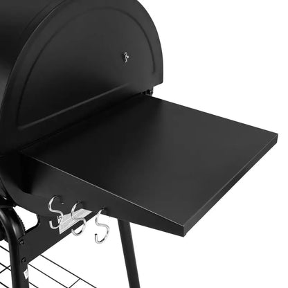 Royal Gourmet 30-Inch Charcoal Grill and Offset Smoker Combo  Dual-Function BBQ Cooking Station