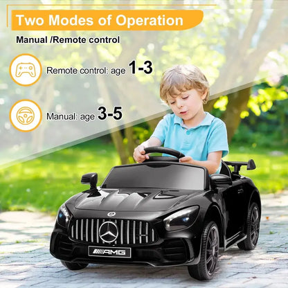 Winado 12V Kids’ Electric Ride-On Car with Remote Control, 3-Speed, Music, Lights, USB, for Ages 3-5