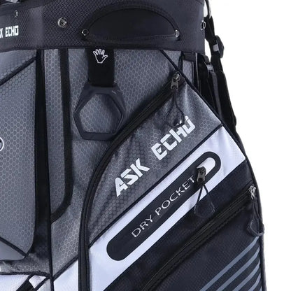 ASK ECHO T-Lock Golf Cart Bag  Waterproof Rain Cover, Ergonomic Handles, Universal Fit