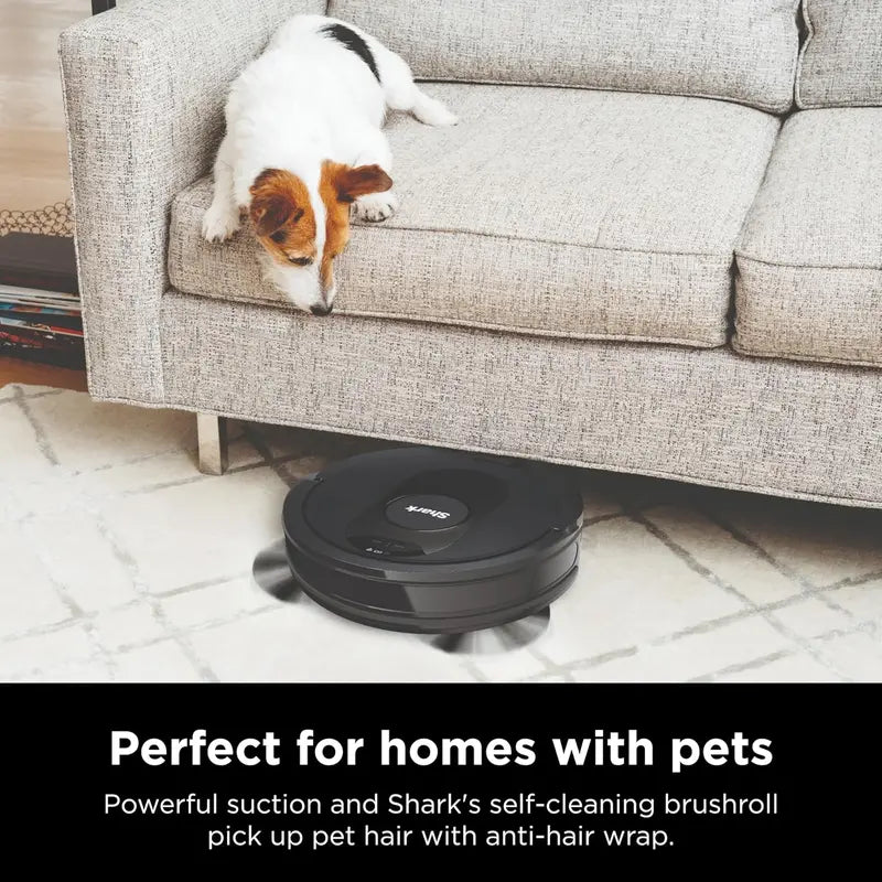 Cool Grey Voice-Controlled Robot Vacuum  Matrix Clean Mapping, 60-Day Self-Empty Base & All-Surface Cleaning Performance
