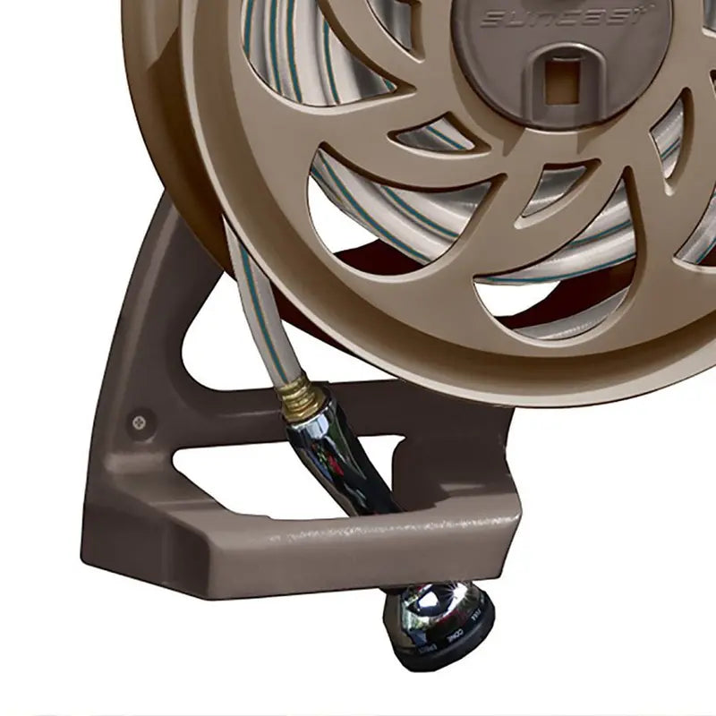 Suncast CPLSTA125B 125′ Wall-Mounted Side Tracker Garden Hose Reel for 5/8