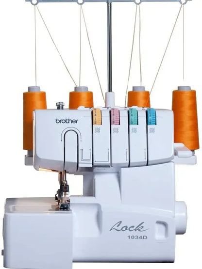 Juki 1034D Heavy-Duty Serger  Metal Frame, 1300 SPM, Trim Collector, 3 Feet Included