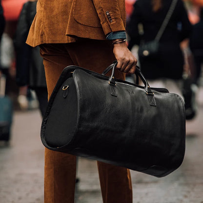 Leather S.C Holdall - Black