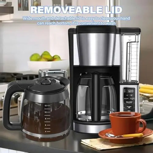 Ninja CE251/CE201-Compatible 12-Cup Coffee Carafe  BPA-Free Replacement for Ninja Coffee Bar Systems
