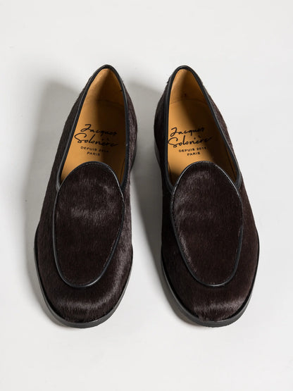 JACQUES NEW HAIRY CALF DARK BROWN