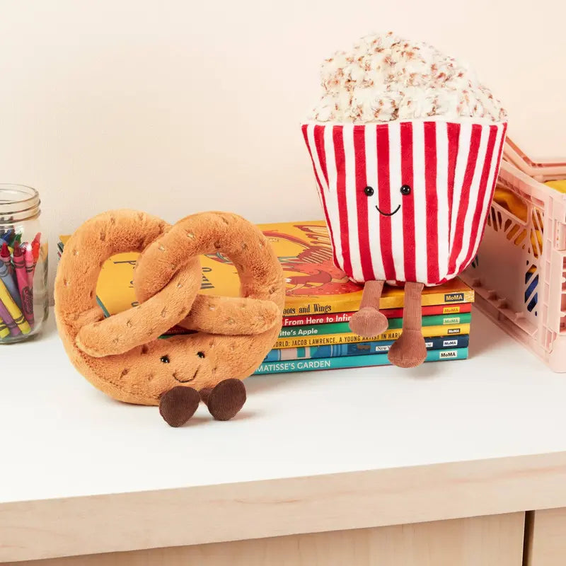 Jellycat Pretzel Plush Toy  Soft Food-Themed Stuffed Animal