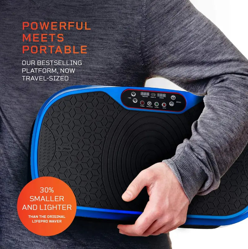 Lifepro Waver Mini Vibration Plate  Portable 200W Motor for Rehab, Strength, Flexibility & Pet Care