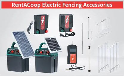 RentACoop Electric Predator-Proof Poultry Fence  Solar-Compatible Chicken Enclosure