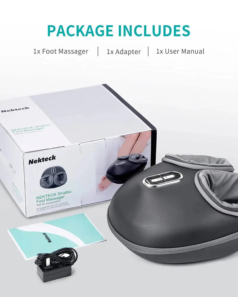 Nekteck Shiatsu Foot Massager with Adjustable Heat Therapy
