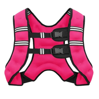 Reflective Adjustable Weighted Vest for Fitness Training and Functional Conditioning