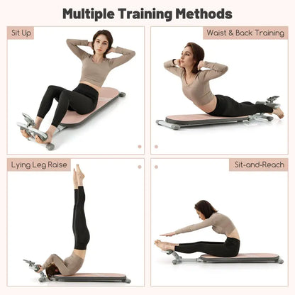 Adjustable Sit-Up Bench for Home Workouts  Three-Angle Backrest & Extendable Frame