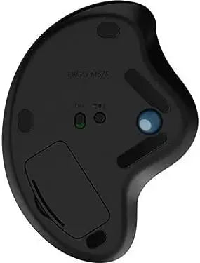 Logitech M575 Ergonomic Wireless Trackball Mouse  Black (910-005869)