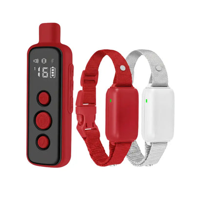 Dual-Dog Training Collar Kit with Single Remote Control and Independent Channel Settings