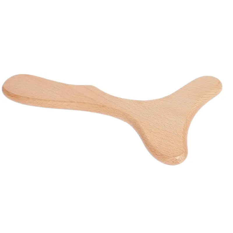 Handheld Wooden Massage Roller  Natural Wood Tool for Targeted Body & Hand Relief