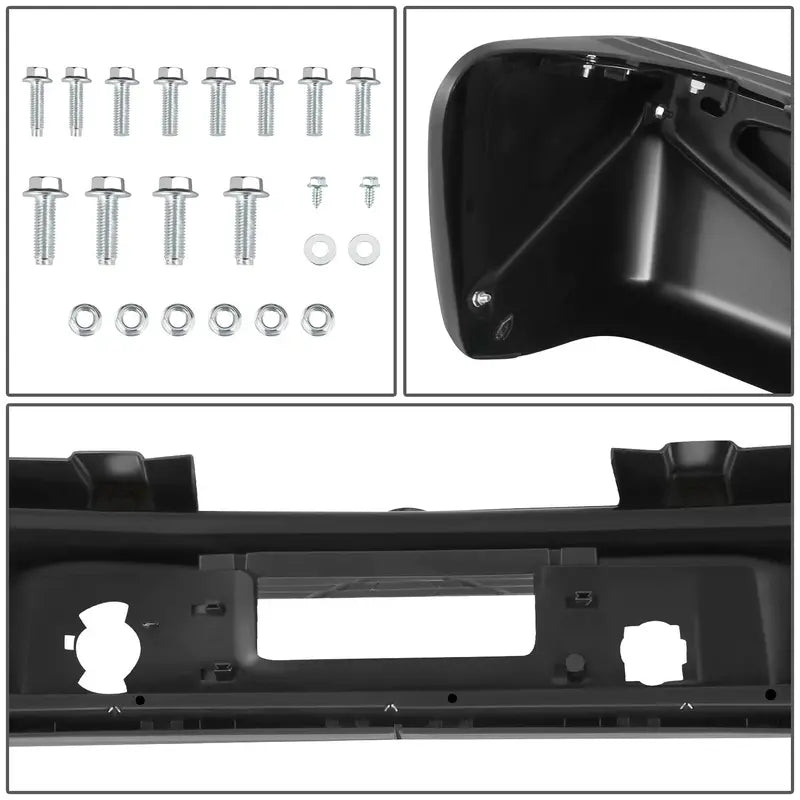 Chevy/GMC Silverado & Sierra 1500 Rear Step Bumper  No Parking Sensors (20072013)
