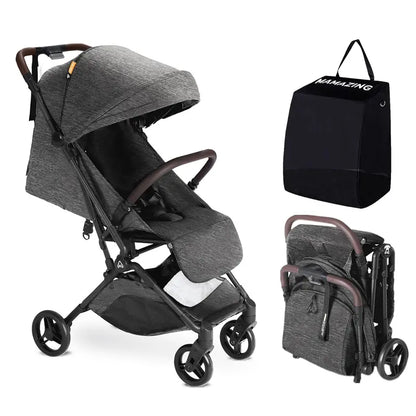 MAMAZING Lightweight Travel Stroller  Carbon Fiber Frame, Compact Fold, Airplane-Ready