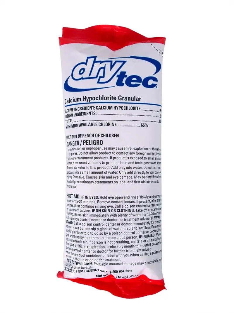 Dry Tec Calcium Hypochlorite Chlorinating Shock  24 Pack
