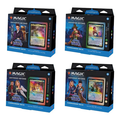 Magic: The Gathering Doctor Commander Deck Bundle  Preconstructed MTG Strategy Set