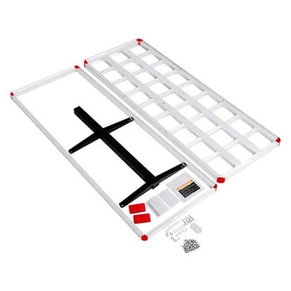 60″ x 22″ Aluminum Hitch-Mount Cargo Carrier  Fits Standard 2-Inch Trailer Receivers